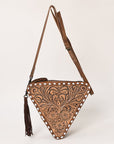 American Darling Crossbody Hand Tooled Genuine Leather Women Bag Western Handbag Purse