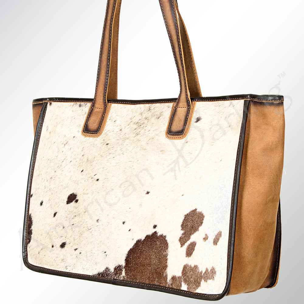 American Darling Tote Hair on Genuine Leather Western Women Bag Handbag Purse | Travel Bags College Casual