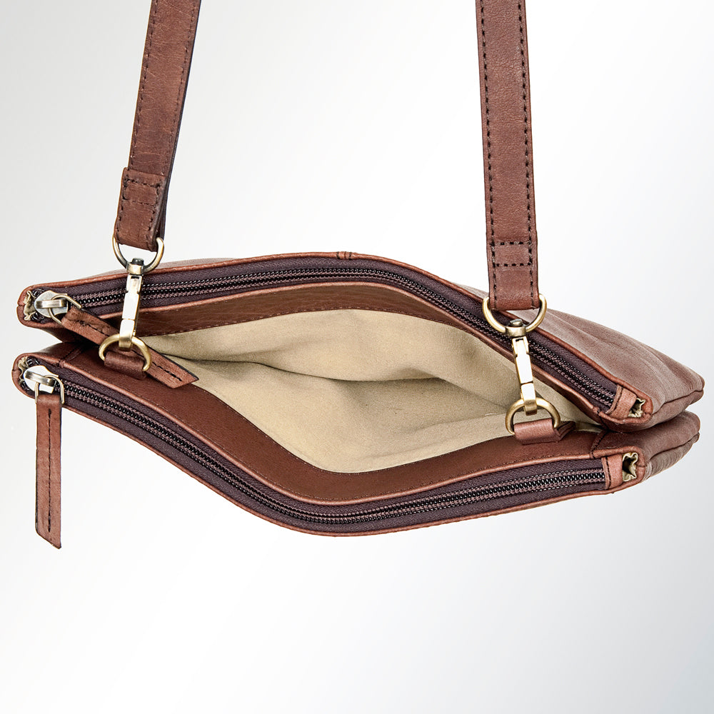 American Darling ADBGI119A Cross Body Genuine Leather Women Bag Western Handbag Purse
