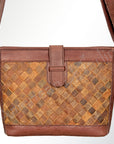 American Darling Women's Crossbody Bag Full Grain Genuine Leather Handbag and Ladies Purse
