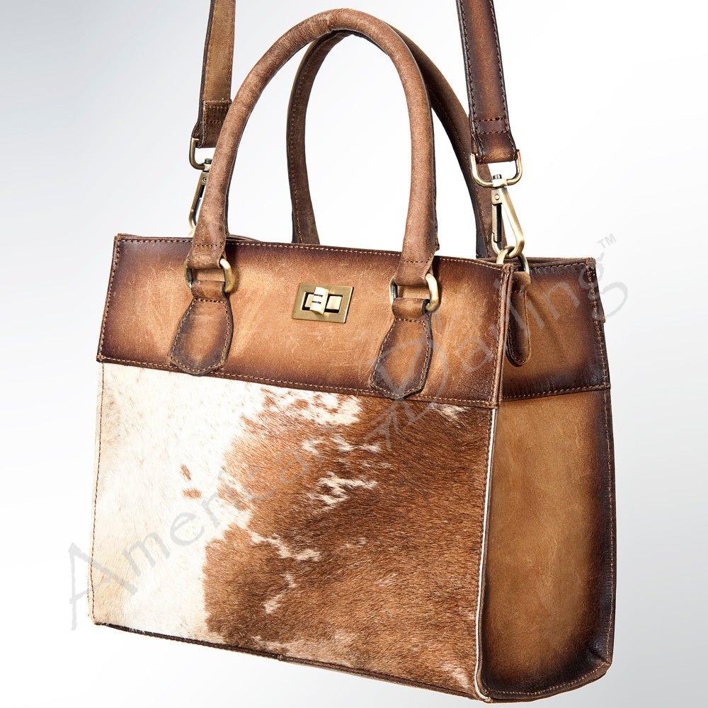 American Darling Women's Tote Hair - On Genuine Leather Handbag and Ladies Purse