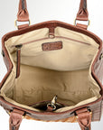 American Darling ADBGI139A Tote Genuine Leather Women Bag Western Handbag Purse