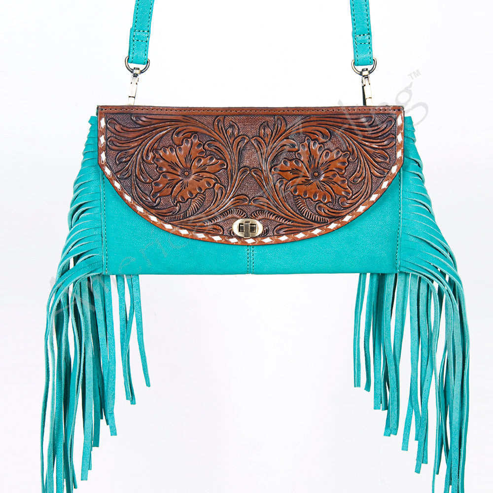 American Darling ADBGI150A Wallet Hand Tooled Genuine Leather Women Bag Western Handbag Purse