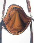 American Darling ADBGA119 Large Crossbody Hand Tooled Saddle Blanket Genuine Leather Women Bag Western Handbag Purse
