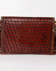 American Darling ADBGA121 Envelope Hand Tooled Genuine Leather Women Bag Western Handbag Purse