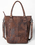 American Darling ADBGZ276 Tote Hand Tooled Genuine Leather Women Bag Western Handbag Purse