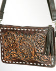 American Darling ADBGZ277 Cross Body Hand Tooled Genuine Leather Women Bag Western Handbag Purse