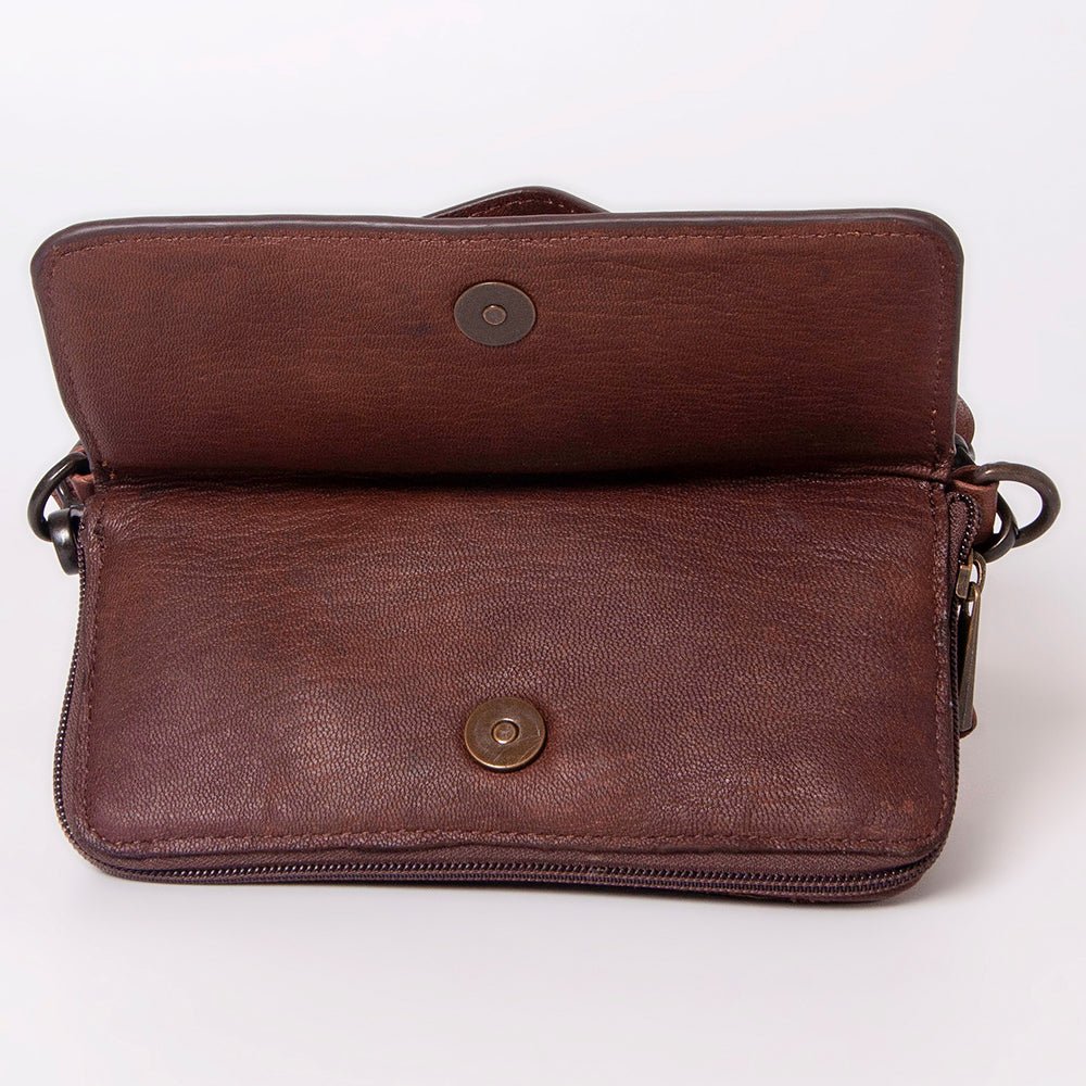 American Darling ADBGZ278 Crossbody Hand Tooled Genuine Leather Women Bag Western Handbag Purse