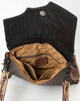 American Darling ADBGZ279 Cross Body Hand Tooled Genuine Leather Women Bag Western Handbag Purse