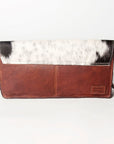 American Darling ADBGZ280 Wallet Hand Tooled Hair-On Genuine Leather Women Bag Western Handbag Purse