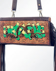 American Darling ADBGZ281 Wallet Hand Tooled Genuine Leather Women Bag Western Handbag Purse