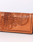 American Darling ADBGZ286 Wallet Hand Tooled Genuine Leather Women Bag Western Handbag Purse