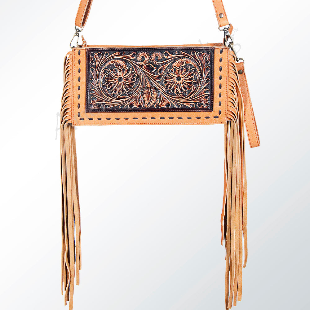 American Darling ADBGZ294 Wallet Hand Tooled Genuine Leather Women Bag Western Handbag Purse