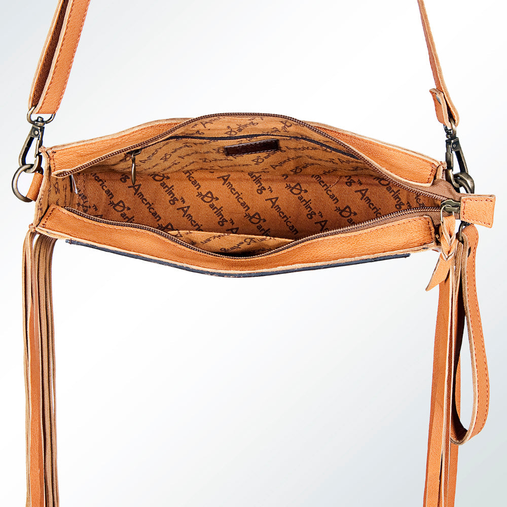 American Darling ADBGZ294 Wallet Hand Tooled Genuine Leather Women Bag Western Handbag Purse
