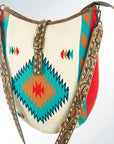 American Darling ADBG580 Tote Saddle Blanket Genuine Leather Women Bag Western Handbag Purse