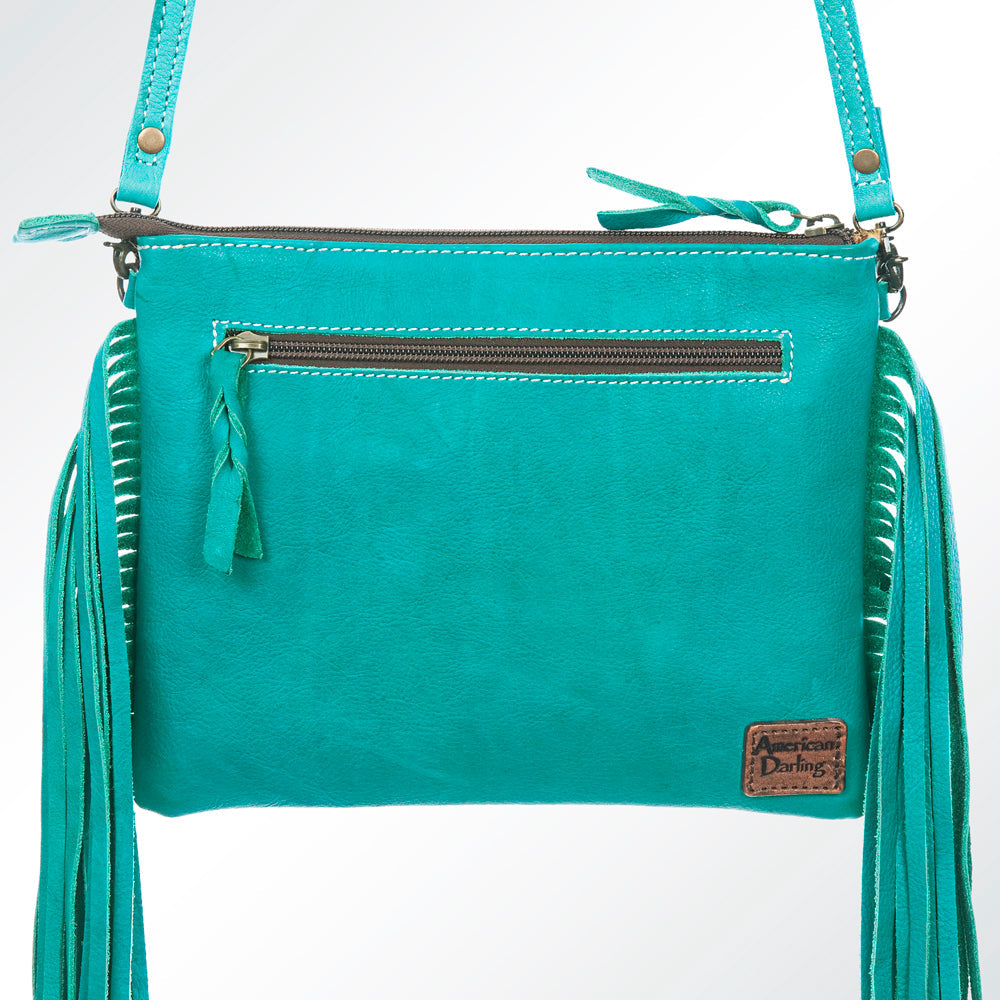 American Darling Small Crossbody Saddle Blanket Genuine Leather women bag western handbag purse