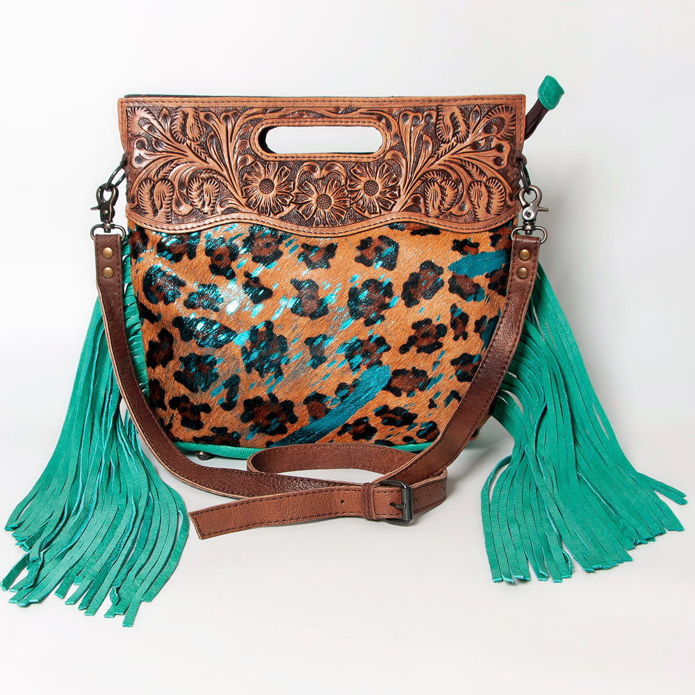 American Darling Clutch Hand Tooled Hair on Genuine Leather Western Women Bag Handbag Purse | Purses for Cute