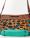 American Darling Clutch Hand Tooled Hair on Genuine Leather Western Women Bag Handbag Purse | Purses for Cute