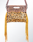 American Darling Clutch Hand Tooled Hair on Genuine Leather Western Women Bag Handbag Purse | Purses for Cute