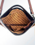 American Darling Clutch Hand Tooled Hair on Genuine Leather Western Women Bag Handbag Purse | Purses for Cute