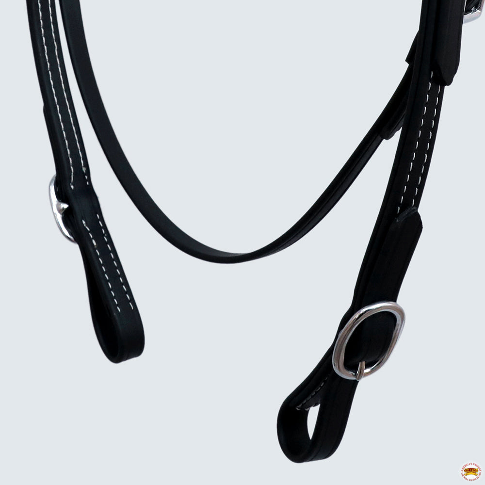 HILASON Western Horse Biothane Leather Headstall &amp; Breast Collar Set