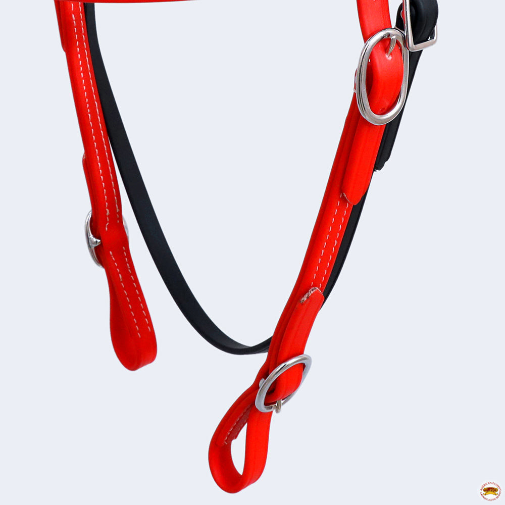 HILASON Western Horse Biothane Leather Headstall &amp; Breast Collar Set