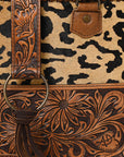 American Darling ADBG591 Tote Hair-On Genuine Leather Women Bag Western Handbag Purse