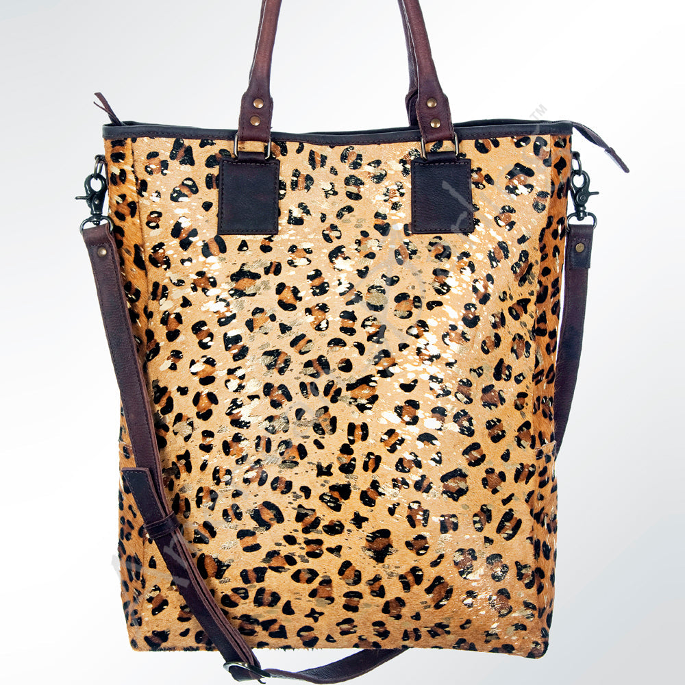 American Darling ADBG592 Tote Hair-On Genuine Leather Women Bag Western Handbag Purse