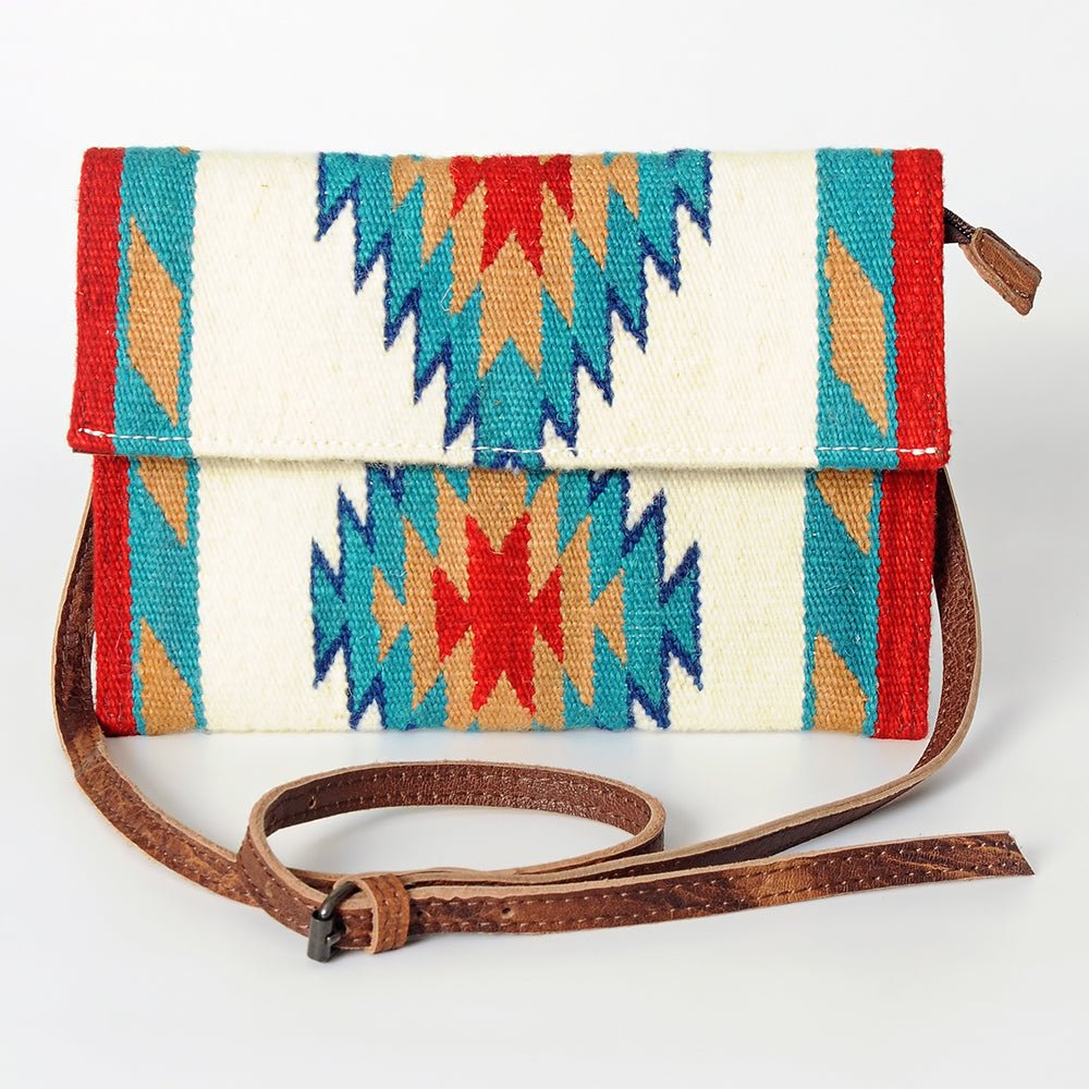 American Darling ADBG594 Crossbody Saddle Blanket Genuine Leather Women Bag Western Handbag Purse