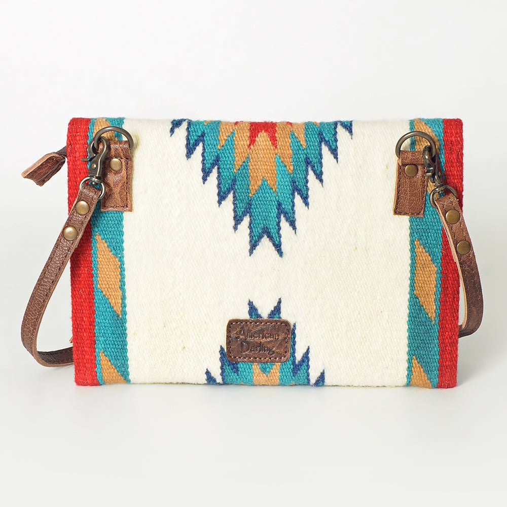 American Darling ADBG594 Crossbody Saddle Blanket Genuine Leather Women Bag Western Handbag Purse