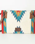 American Darling ADBG594 Crossbody Saddle Blanket Genuine Leather Women Bag Western Handbag Purse