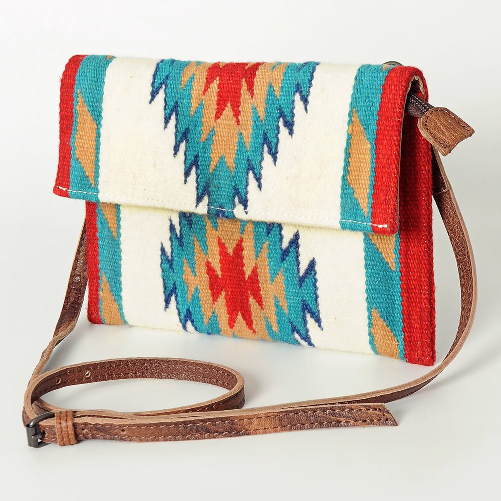 American Darling ADBG594 Crossbody Saddle Blanket Genuine Leather Women Bag Western Handbag Purse