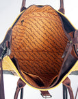 American Darling ADBG598 Tote Saddle Blanket Genuine Leather Women Bag Western Handbag Purse