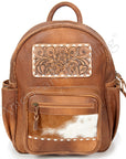 ADBG600 American Darling Hand Tooled Hair On Genuine Leather Women Bag Western Handbag Purse