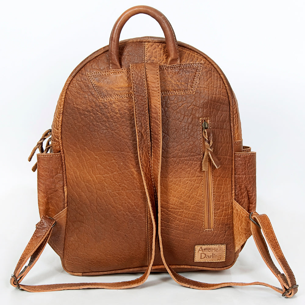 ADBG600 American Darling Hand Tooled Hair On Genuine Leather Women Bag Western Handbag Purse