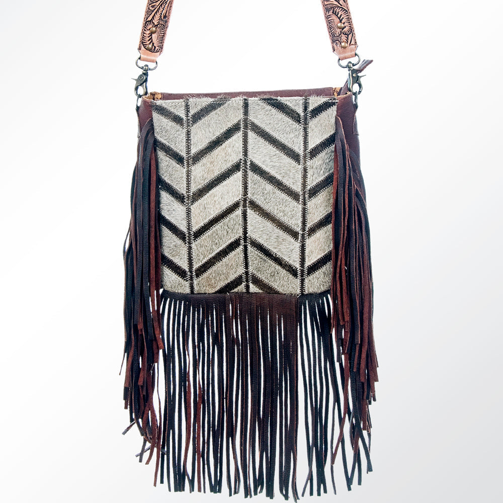 American Darling ADBG602 Messenger Genuine Leather Women Bag Western Handbag Purse