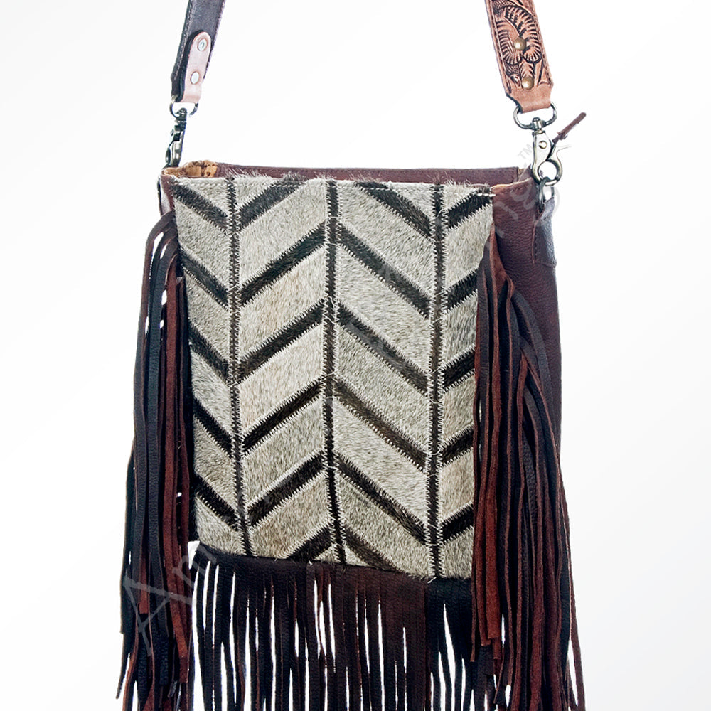 American Darling ADBG602 Messenger Genuine Leather Women Bag Western Handbag Purse