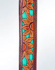 American Darling ADSTF137 Hand Tooled Genuine Leather Crossbody Handle Strap For Bags