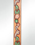 American Darling ADSTF144 Hand Tooled Genuine Leather Crossbody Handle Strap For Bags