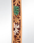 American Darling ADSTF151 Hand Tooled Genuine Leather Crossbody Handle Strap For Bags