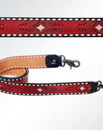 American Darling ADSTF154 Hand Tooled Genuine Leather Crossbody Handle Strap For Bags