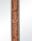 American Darling ADSTF156 Hand Tooled Genuine Leather Crossbody Handle Strap For Bags