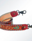 American Darling ADSTF159 Hand Tooled Genuine Leather Crossbody Handle Strap For Bags