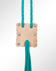 American Darling ADJW101D Braided Genuine Leather Jewelry Necklace with Concho