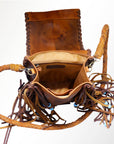 American Darling ADBGM124 Messenger Genuine Leather Women Bag Western Handbag Purse