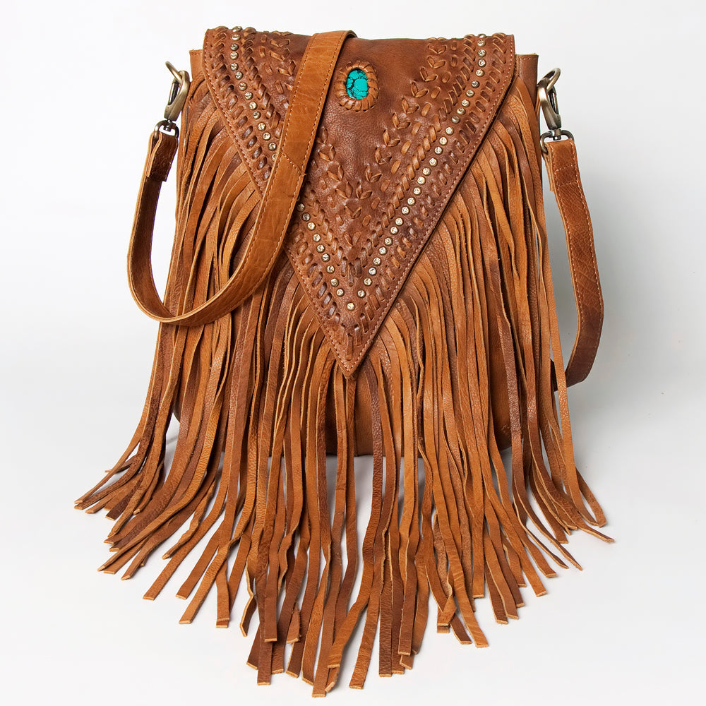 American Darling Messenger Full Grain Genuine Leather Western Women Bag Handbag Purse | Cute