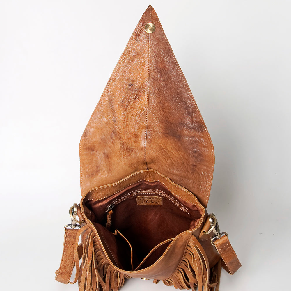American Darling Messenger Full Grain Genuine Leather Western Women Bag Handbag Purse | Cute