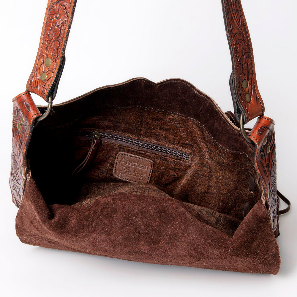American Darling  Tote Hand Tooled Genuine Leather Women Bag Western Handbag Purse