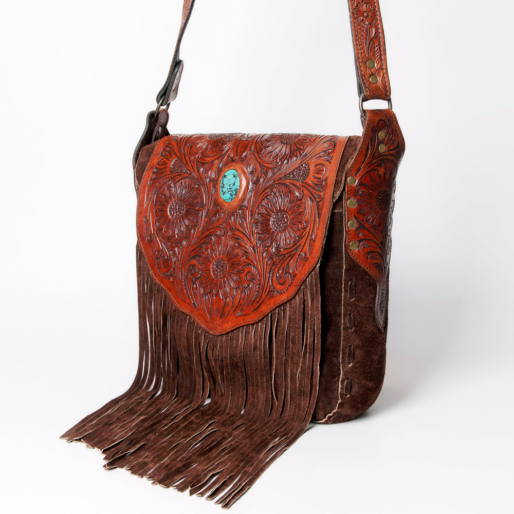 American Darling  Tote Hand Tooled Genuine Leather Women Bag Western Handbag Purse