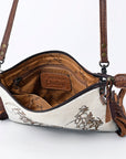 American Darling Small Crossbody Saddle Blanket Genuine Leather women bag western handbag purse
